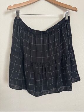Madewell Plaid Mini Skirt